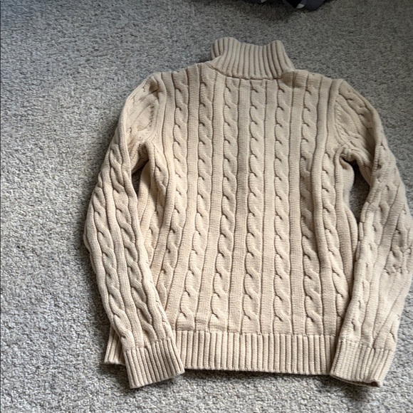 LAUREN Ralph Lauren Beige Cable Knit Sweater XS - Picture 6 of 7